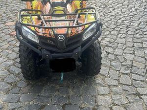 ATV QUAD MIT FLAMMEN-DESIGN - LOF ZULASSUNG