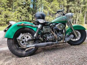 HARLEY-DAVIDSON 1200 CUSTOM HARLEY-DAVIDSON FLH SHOVELHEAD VERDE