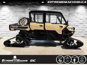 2023 CAN-AM DEFENDER MAX HD10 LIMITED CAB DPS KIT DE CHENILLES CAMSO UTV 4S1 INCLUS - IMPECCABLE