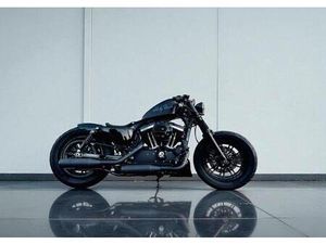 ⚠️HARLEY DAVIDSON SPORTSTER 48 ALL BLACK BOBBER-JEKILL KLAPPE