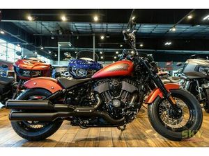 2024 INDIAN MOTORCYCLE CHIEF BOBBER DH SUNSET RED SMOKE 49ST DARK HORSE