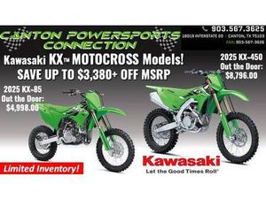 2025 KAWASAKI KX™ MOTOCROSS MODELS