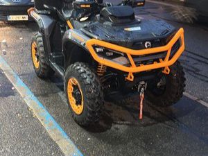 CA NAM OUTLANDER 1000 AVEC REMORQUE