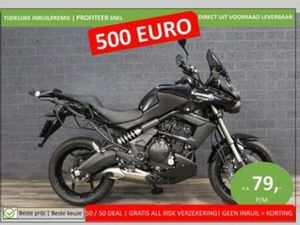 KAWASAKI VERSYS 650 ABS (BJ 2012) FULL BLACK A2 35KW MOGELK — MOTOREN | KAWASAKI — MARKTPLAATS