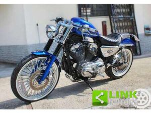 HARLEY-DAVIDSON 883 SPORTSTER CUSTOM UNICO ESEMPLARE BLU/AZZURRO