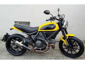 DUCATI SCRAMBLER 800 ICON, 2016, MOC PĚKNÁ, SERVISOVANÁ