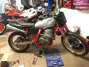 HONDA NX650 DOMINATOR '88, FLAT TRACKER (NIE CAFE) PROJEKT
