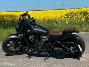 INDIAN SCOUT BOBBER ! WUNDERKIND CUSTOM UMBAU !KLAPPENAUSPUFF !