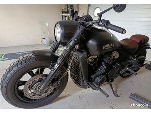 INDIAN SCOOT BOBBER BLACK SMOKE