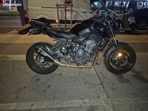 MT07 A2 NOIR 13500KM, LIGNE MIVV SUPPORT QUADLOCK