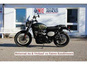 TRIUMPH STREET SCRAMBLER 1. HAND - BIKE ANKAUF - FINANZIERUNG