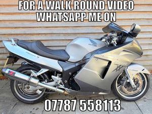2007 /57 HONDA CBR1100X-6 SUPER BLACKBIRD £4000 SILVER 22173 MILES.