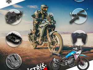 CFMOTO 450 MT-R/RX + ZIMNÍ BALÍČEK PŘÍSLUŠENSTVÍ ZDARMA, AKCE, SKLADEM