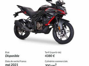 VOGE 300 DS PERMIS A2