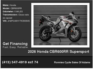 2026 HONDA CBR600RR SUPERSPORT