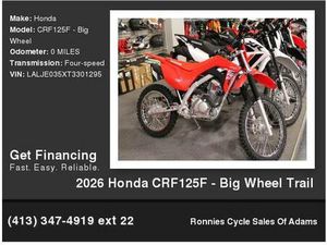 2026 HONDA CRF125F - BIG WHEEL TRAIL