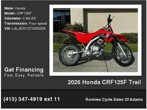2026 HONDA CRF125F TRAIL
