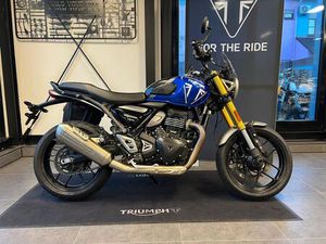TRIUMPH SPEED 400 *BLAU* MIT KOFFER
