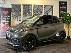 AIXAM COUPÉ GTI MATT GREY MOPEDAUTO MICROCAR 45 KM 8 PS MINICAR SPORT MODELL