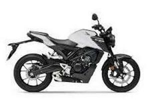 HONDA CB 125 1STK. IN WEIß LAGERND WEIß