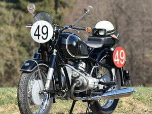 BMW/R69S/1. HD/PAPPBRIEF/UNRESTAURIERT/MEIER/TANK/RENNBRÖTCHEN/1A