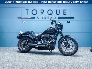 HARLEY-DAVIDSON SOFTAIL 1868 FXLRS LOW RIDER S CUSTOM CRUISER PETROL MANUAL EURO 4 (93 PS) NATIONWIDE DELIVERY £149 - 9.9% APR 1868 CC