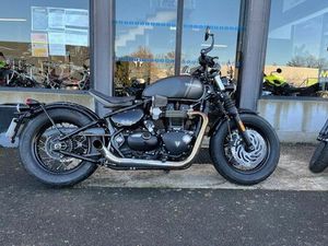 TRIUMPH BONNEVILLE BOBBER 1200 2022 1200 CM3 | MOTO CUSTOM | 6 490 KM | GRIS | 35132 VEZIN LE COQUET