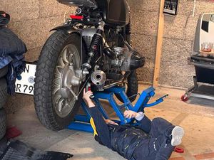 BMW R45, SCRAMBLER, CAFE RACER, EHEMALIGES POLIZEIFAHRZEUG