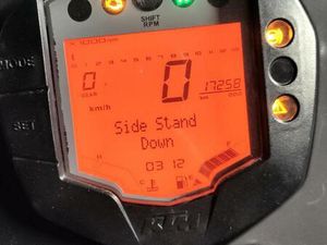 ② KTM DUKE 390 ABS BLANC 2013