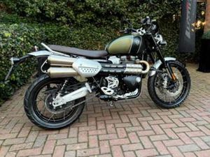 NIEUWSTAAT TRIUMPH SCRAMBLER 1200 XC 1200XC 2021 6800KM — MOTOREN | TRIUMPH — MARKTPLAATS