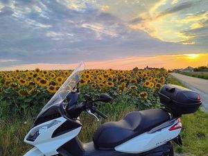 SKUTER KYMCO DOWNTOWN 125 CC, DOINWESTOWANY. LÓDŹ GÓRNA