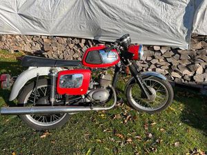 MZ TS 150 OLDTIMER MOTORRAD ROT/WEIß