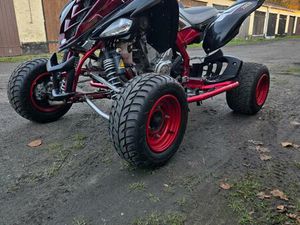 YAMAHA QUAD 700 YFM 700 RAPTOR CANDY ROT/SCHWARZ