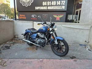 ⭐️ ROYAL ENFIELD SUPER METEOR 650 ASTRAL BLUE NEUF GARANTIE 36 MOIS PREMIÈRE RÉVISION OK ☑️
