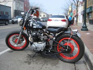 81XS650, BOBBER. PROFESSIONALLY BUILT.