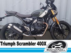 TRIUMPH SCRAMBLER 400X, WIE NEU, 1.821KM, GARANTIE BIS 2028!