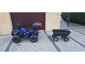 QUAD ATV DLA DZIECKA 125 CC HUMMER Z PRZYCZEPĄ TORUŃ MALA NIESZAWKA