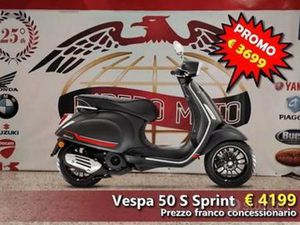 VESPA 50 S SPRINT NUOVA DA IMMATRICOLARE.