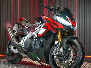 IMMACULATE APRILIA RACING TUONO V4 1100 FACTORY TIME ATTACK MOTORBIKE. EXTENDED WARRANTY TO DEC 2027