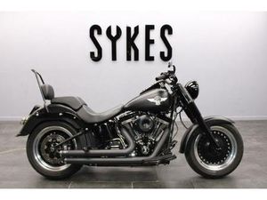 2016 HARLEY-DAVIDSON FLSTFBS SOFTAIL FAT BOY S 110 IN DENIM BLACK