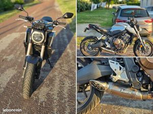 ◊HONDA CB650R A2 (95CH) | 5800 KM | AKRAPOVIČ + SHIFTER + POIGNÉES CHAUFFANTES
