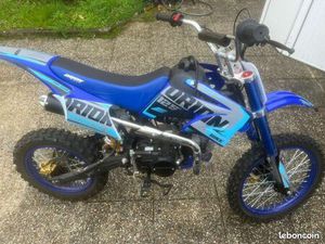 MOTO DIRT 125 BLEU