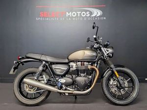 TRIUMPH STREET TWIN 900 2022 900 CM3 | MOTO ROUTIÈRE | 11 849 KM | GRIS | 91310 MONTLHERY