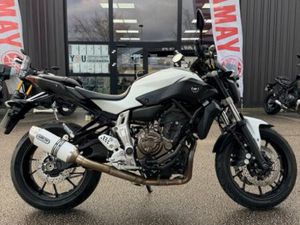 YAMAHA MT-07 35KW 2016 689 CM3 | MOTO ROADSTER | 18 004 KM | BLANC | 71100 SEVREY