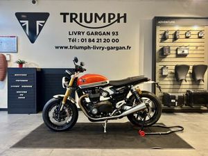 TRIUMPH SPEED TWIN 1200 2025 1200 CM3 | MOTO ROADSTER | 3 000 KM | ORANGE | 93190 LIVRY GARGAN