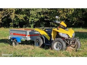 QUAD HOMOLOGUÉ + REMORQUE : SYM TRACKRUNNER 200