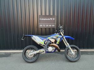 SHERCO 125 2T SM FACTORY 2021 125 CM3 | MOTO SUPER MOTARD | 3 400 KM | BLEU | 72230 RUAUDIN