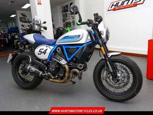 2019, '19 DUCATI SCRAMBLER CAFÉ RACER. ONLY 2,629 MILES. TERMIGNONI PIPE. £6,995