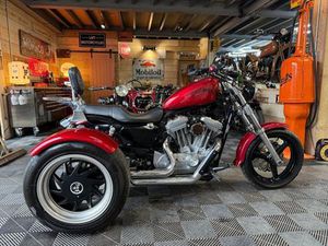 2008 HARLEY DAVIDSON XL883 SPORTSTER, TRIKE WWTS, CAR LICENCE, OUTSTANDING