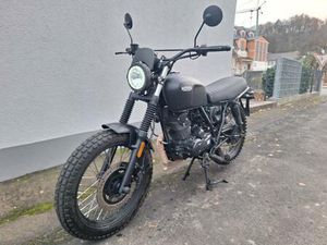 BRIXTON FELSBERG 125 CCM MATT-SCHWARZ, NEUER KETTENSATZ UVM...